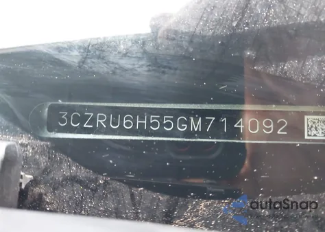 2016 Honda Hr-V Ex from USA, damaged, VIN 3CZRU6H55GM714092